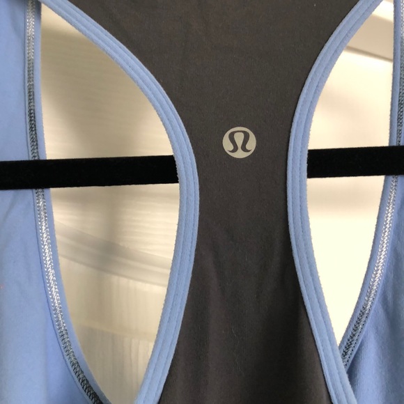 Lululemon Cool Racerback Tank purple/gray - Picture 3 of 3